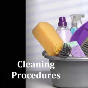 Cleaning Procedures SOPs