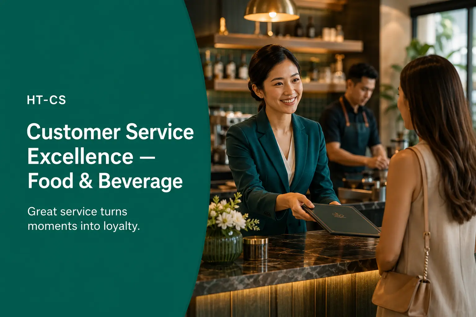 Customer Service Excellence online training course for restaurant staff